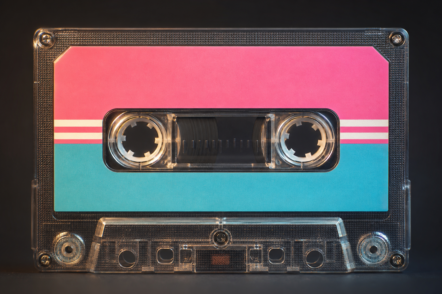 Retro 80s cassette tape